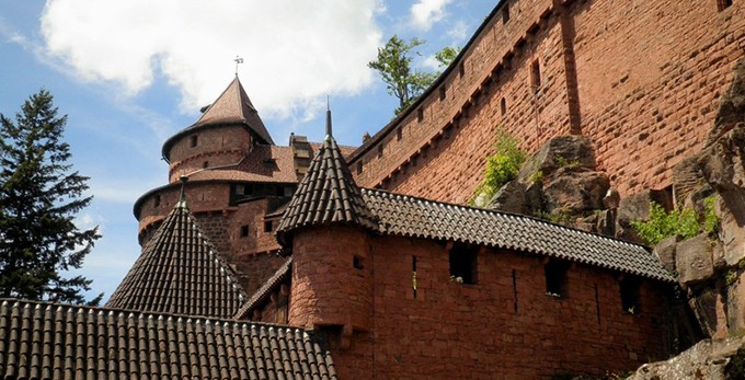 Randonnée au chateau Haut-Koenigsbourg en alsace