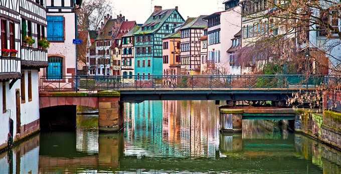 Ville de Colmar en alsace